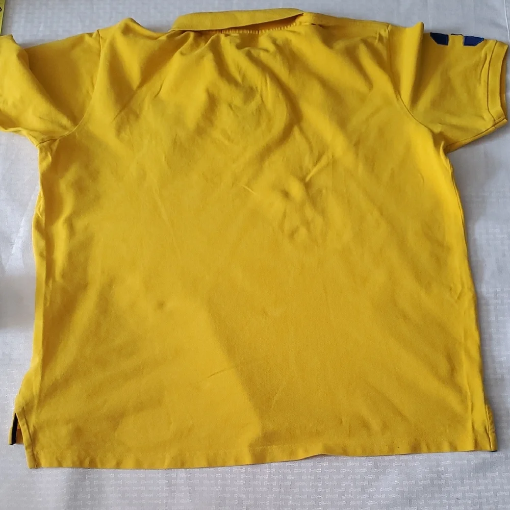U.S. Polo Assn Big Yellow Polo Large Poney XL Shirt - Picture 10 of 11